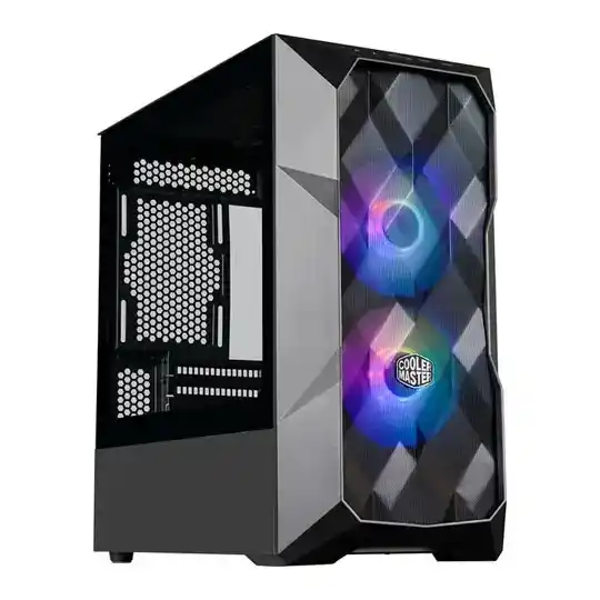 Cooler Master TD300 Mesh Mini Tower micro-ATX Tempered Glass Black PC Case